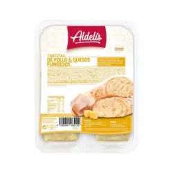 Tortita de pollo y quesos fundidos Aldelís 270 g.