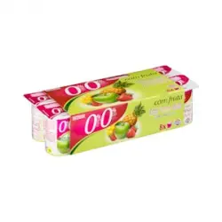 Yogur con fruta Hacendado 0% m.g 0% sin azúcares añadidos 8 ud. X 0.125 kg