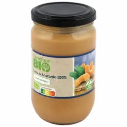 Crema de anacardos ecológica Carrefour Bio sin gluten 290 g.