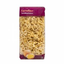 Farfalle al huevo Carrefour 500 g.