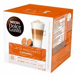 Café latte macchiato caramel en cápsulas Nescafé Dolce Gusto 8 unidades de 21,1 g.