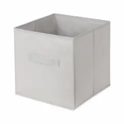 Cajón Plegable COMPACTOR Basic 30x30x30 cm - Gris Claro