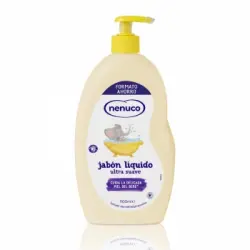 Jabón líquido ultra suave con aloe vera para cuerpo y cabello Nenuco 1100 ml.