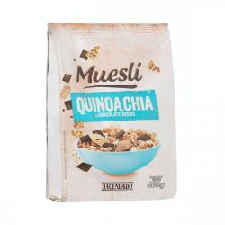 Muesli Hacendado con quinoa, chía y chocolate negro Paquete 0.4 kg