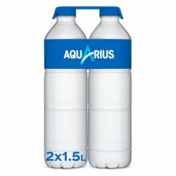 Aquarius sabor limón pack de 2 botellas de 1,5 l.