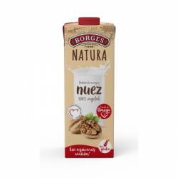 Bebida de arroz y nuez sin azúcares añadidos Borges Natura sin gluten brik 1 l.
