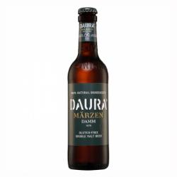 Cerveza Daura Marzen Lager sin gluten botella 33 cl.