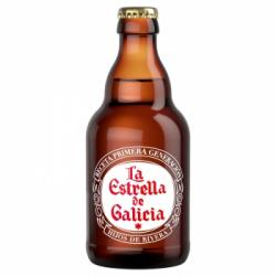 Cerveza La Estrella de Galicia botella 33 cl.