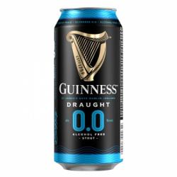 Cerveza negra Guinnes Draught 0,0 lata 44 cl.