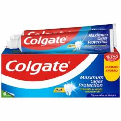 Dentífrico protección caries Maximum Caries Protection Colgate pack de 2 unidades de 75 ml.