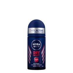 Desodorante roll-on dry impact Nivea Men  0.05 100 ml