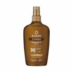 Spray aceite seco protector SPF30 Broncea+ Ecran Sunnique 200 ml.