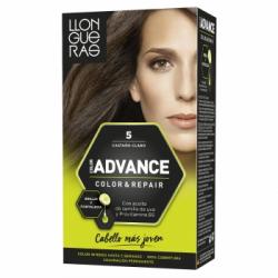 Tinte de cabello permanente tono 5 castaño claro Llongueras Color Advance 1 ud.