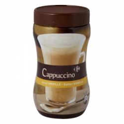 Café soluble cappuccino vainilla Carrefour 310 g.