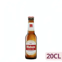 Cerveza especial mini Mahou Botellín 200 ml