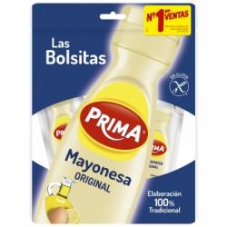 Mayonesa Prima sin gluten pack de 15 sobres de 10 ml.