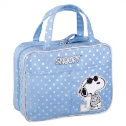 Neceser lunares grande Snoopy con asas  1 ud