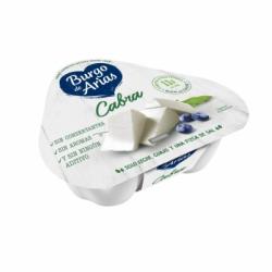 Queso fresco de cabra Burgo de Arias pack de 3 unidades de 70 g.