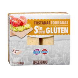 Tostadas sin gluten Hacendado Caja 0.1 kg