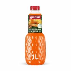 Bebida de fruta zanahoria y naranja Granini sin azúcares añadidos botella 1 l.