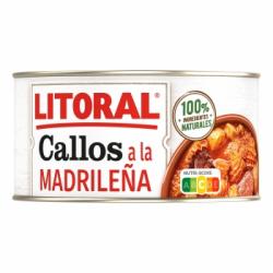 Callos a la madrileña Litoral sin gluten 370 g.