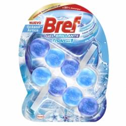 Colgador WC gel brillante océano ártico Bref 2 ud.