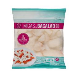 Migas de bacalao sin espinas y sin piel Maredeus congeladas Paquete  kg