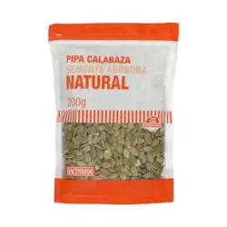 Pipas de calabaza natural Hacendado peladas