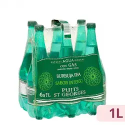 Agua mineral con gas grande Saint George sabor intenso