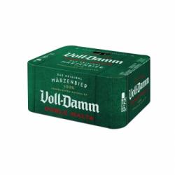Cerveza Voll Damm doble malta pack de 12 latas de 33 cl.