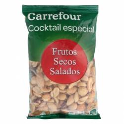 Cocktail de frutos secos salado Carrefour 180 g.