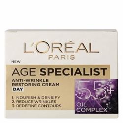 Crema de día antiedad Age Specialist 55+ L'Oréal 50 ml.