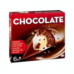 Helado cucurucho de chocolate Hacendado Caja 660 ml