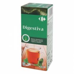 Infusión Digestiva en bolsitas Carrefour 30 ud.