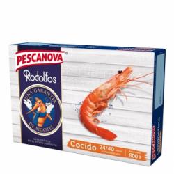 Langostino cocido extra Pescanova 800 g.