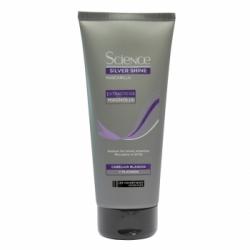 Mascarilla para cabellos blancos con extracto de magnolia Silver Shine Science 200 ml.