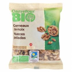 Nueces peladas ecológicas Carrefour Bio 90 g.