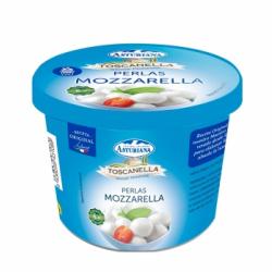 Queso mozzarella perlas Toscanella 125 g.