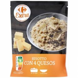 Risotto con 4 quesos Extra Carrefour doy pack 175 g.