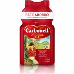 Aceite de oliva original 0,4o Carbonell pack de 2 botellas de 1 l.