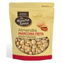 Almendra marcona frita y salada De Nuestra Tierra doy pack 90 g.