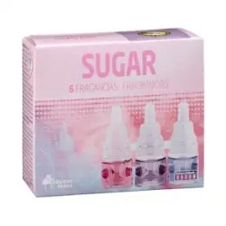 Ambientador eléctrico Sugar Bosque Verde 6 fragancias Caja 0.025 100 ml
