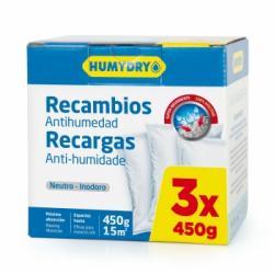 Antihumedad neutro recambio Humydry 3 ud.