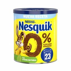 Cacao soluble sin azúcar añadido Nestlé Nesquik sin gluten 320 g.