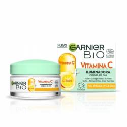 Crema de día Iluminadora con vitamina C citrus ecológico Garnier 50 ml.