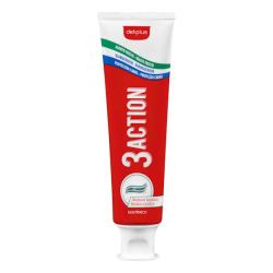 Dentífrico 3 action Deliplus Tubo 0.1 100 ml