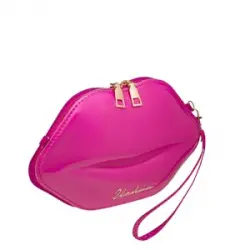 Neceser labios fucsia mediano  1 ud