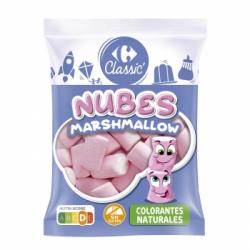 Nubes de goma Marshmallow Classic Carrefour sin gluten 200 g.