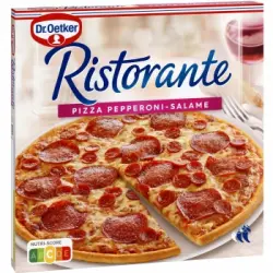 Pizza pepperoni y salame Ristorante Dr. Oetker 320 g.