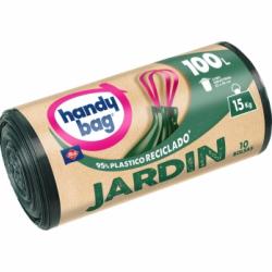 Bolsas de Basura Jardín 95% Plástico Reciclado HANDY BAG 100l 10 ud